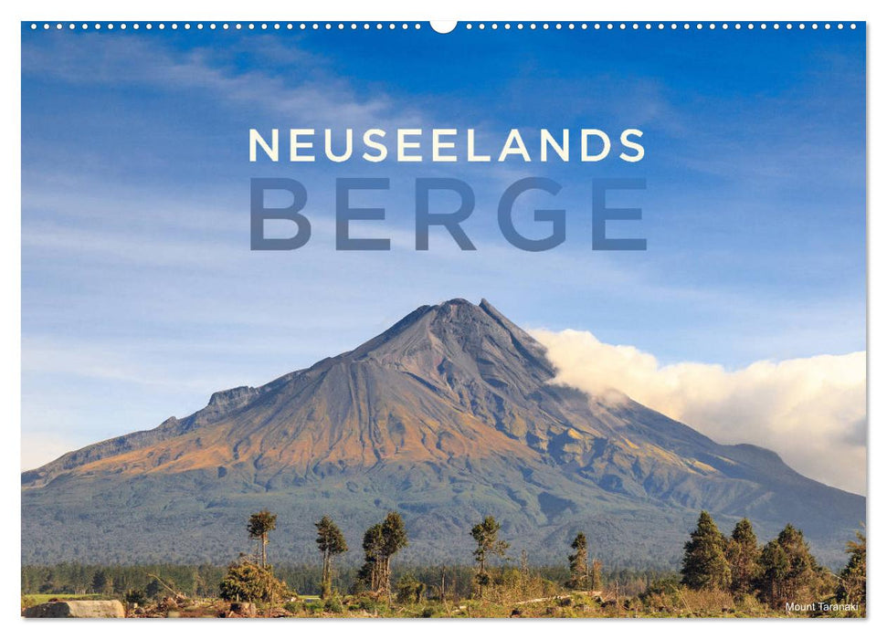 Neuseelands Berge (CALVENDO Wandkalender 2025)