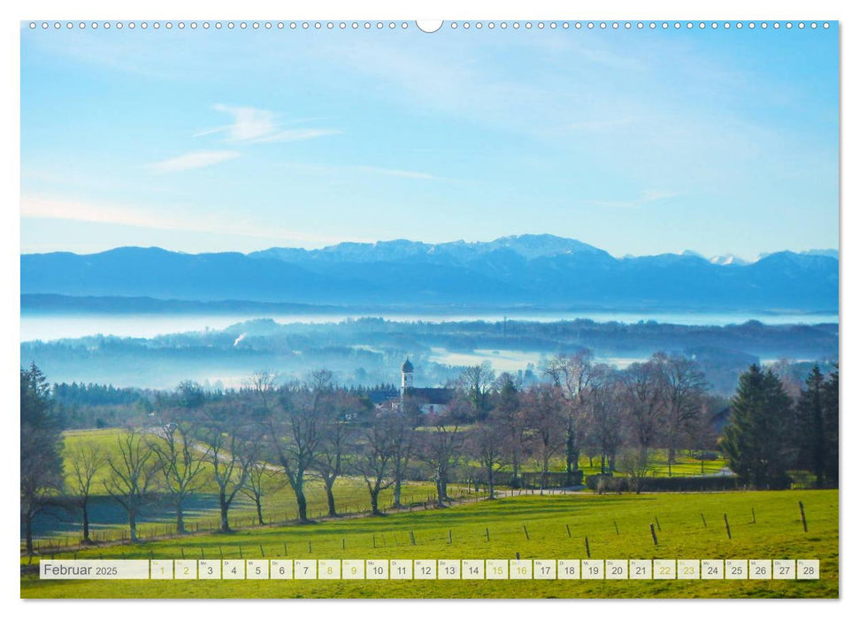 Wunderschönes Oberbayern (CALVENDO Premium Wandkalender 2025)