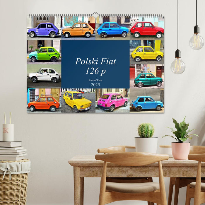 Polski Fiat 126p - Kult auf Kuba (CALVENDO Wandkalender 2025)