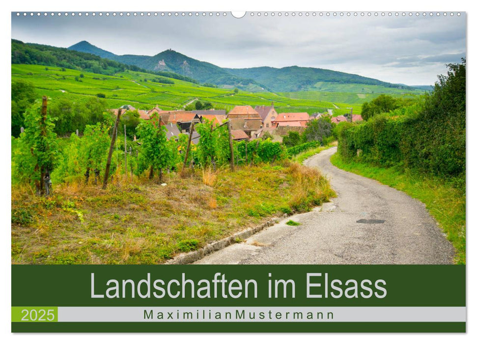 Landschaften im Elsass (CALVENDO Wandkalender 2025)