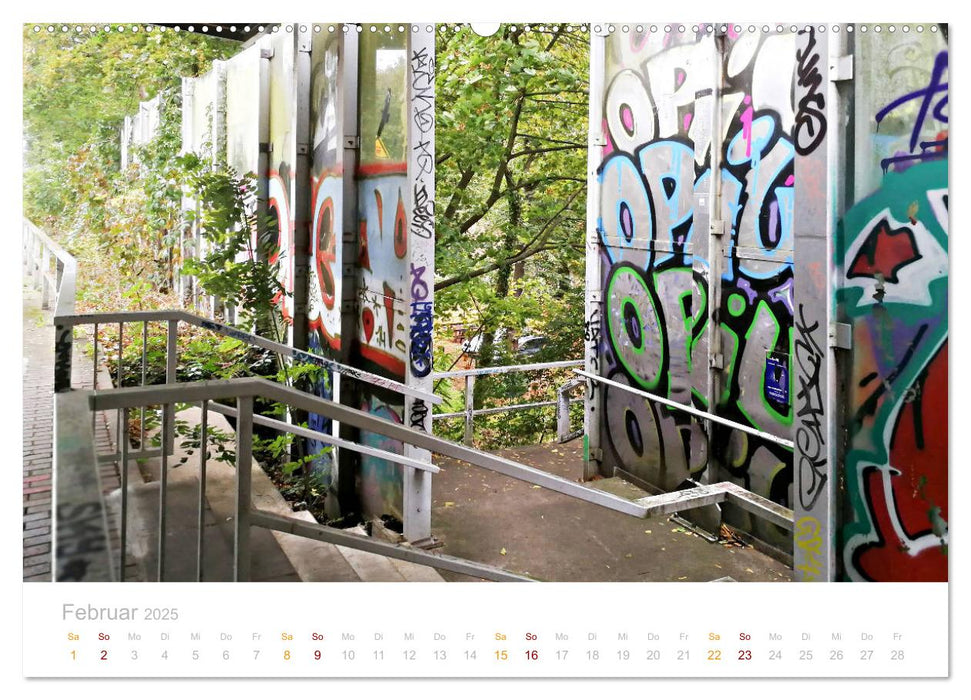 GRAFFITI GARTEN (CALVENDO Premium Wandkalender 2025)