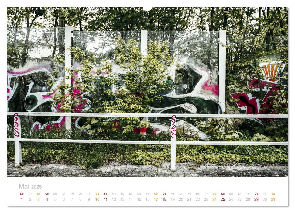 GRAFFITI GARTEN (CALVENDO Premium Wandkalender 2025)