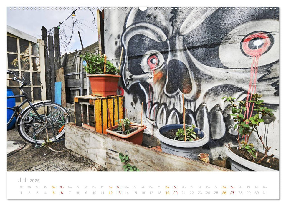 GRAFFITI GARTEN (CALVENDO Premium Wandkalender 2025)