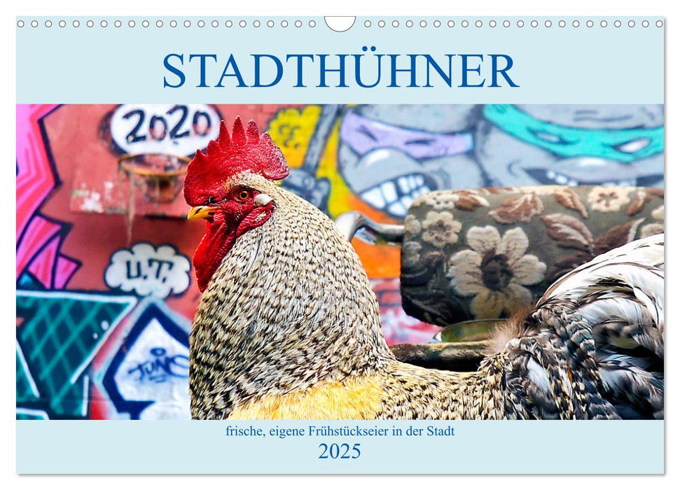 Stadthühner (CALVENDO Wandkalender 2025)