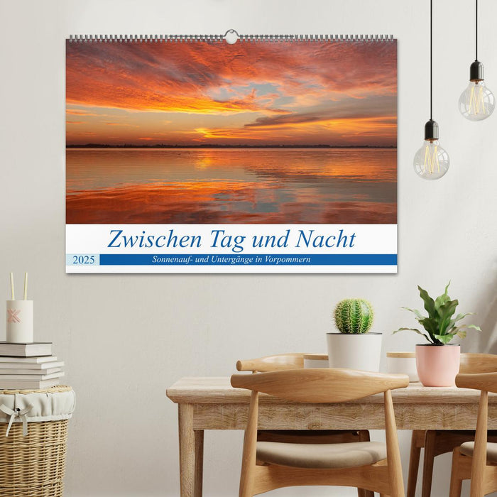 Vorpommern zwichen Tag und Nacht (CALVENDO Wandkalender 2025)