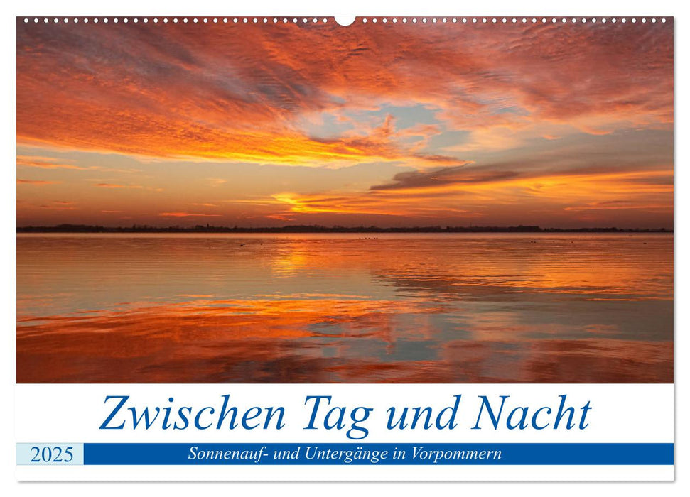 Vorpommern zwichen Tag und Nacht (CALVENDO Wandkalender 2025)