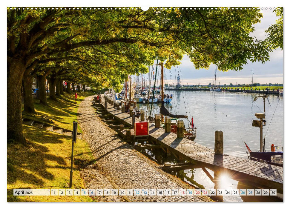 Enkhuizen - historische Hafenstadt am Ijsselmeer (CALVENDO Premium Wandkalender 2025)