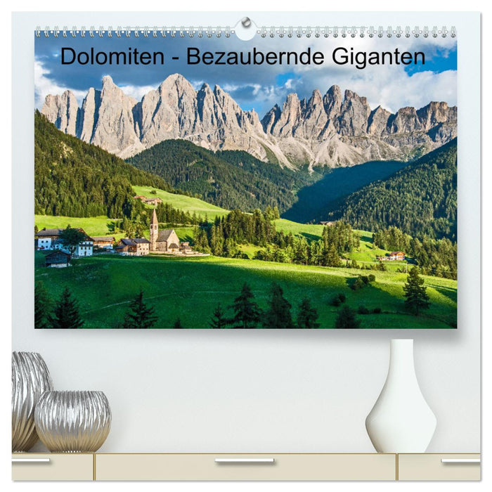 Dolomiten - Bezaubernde Giganten (CALVENDO Premium Wandkalender 2025)