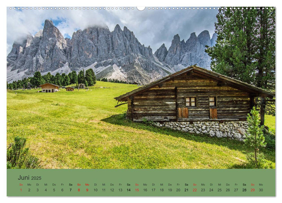 Dolomiten - Bezaubernde Giganten (CALVENDO Premium Wandkalender 2025)