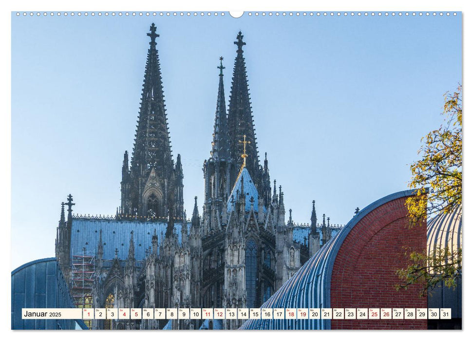 Köln - Facetten einer Stadt (CALVENDO Premium Wandkalender 2025)