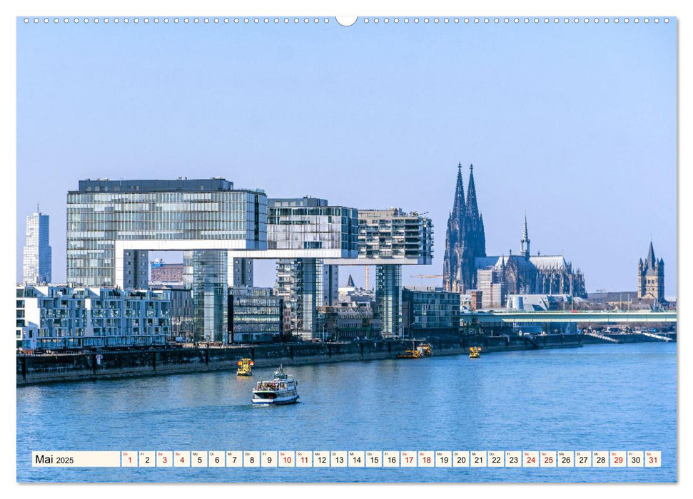 Köln - Facetten einer Stadt (CALVENDO Premium Wandkalender 2025)