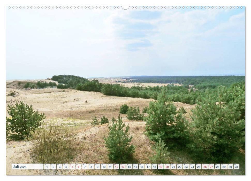 Kurische Nehrung: am längsten Ostsee-Strand (CALVENDO Premium Wandkalender 2025)