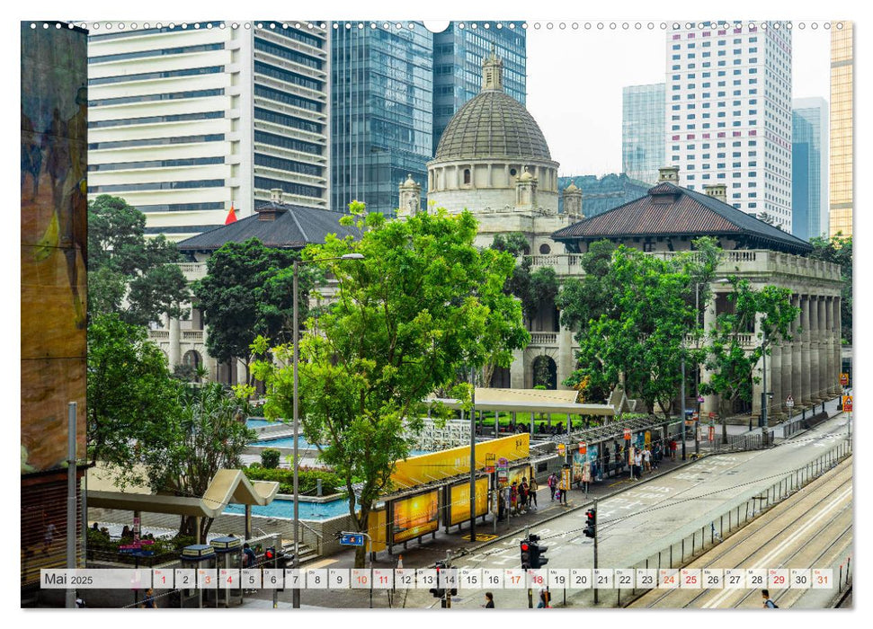 Hongkong Bilder einer Metropole (CALVENDO Wandkalender 2025)