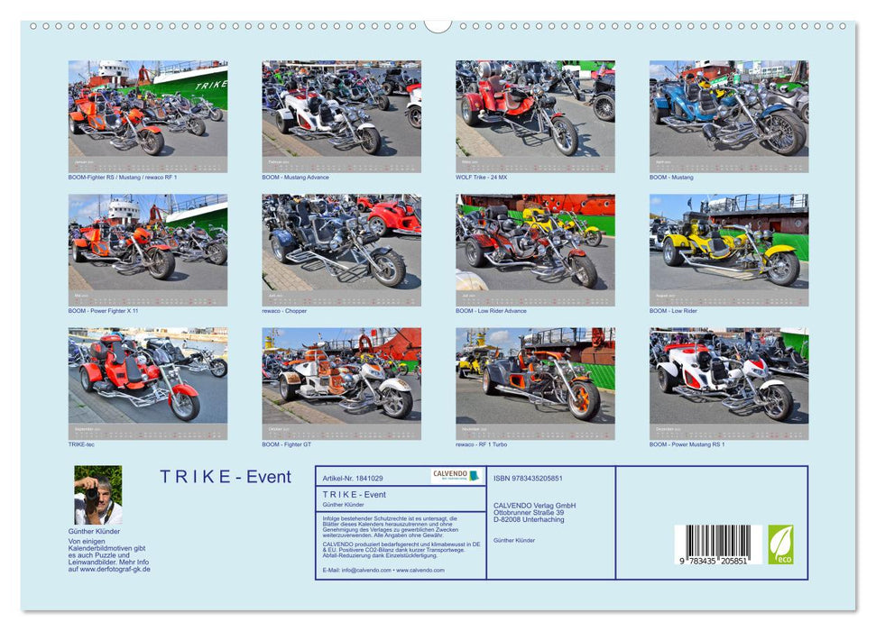 T R I K E - Event (CALVENDO Premium Wandkalender 2025)