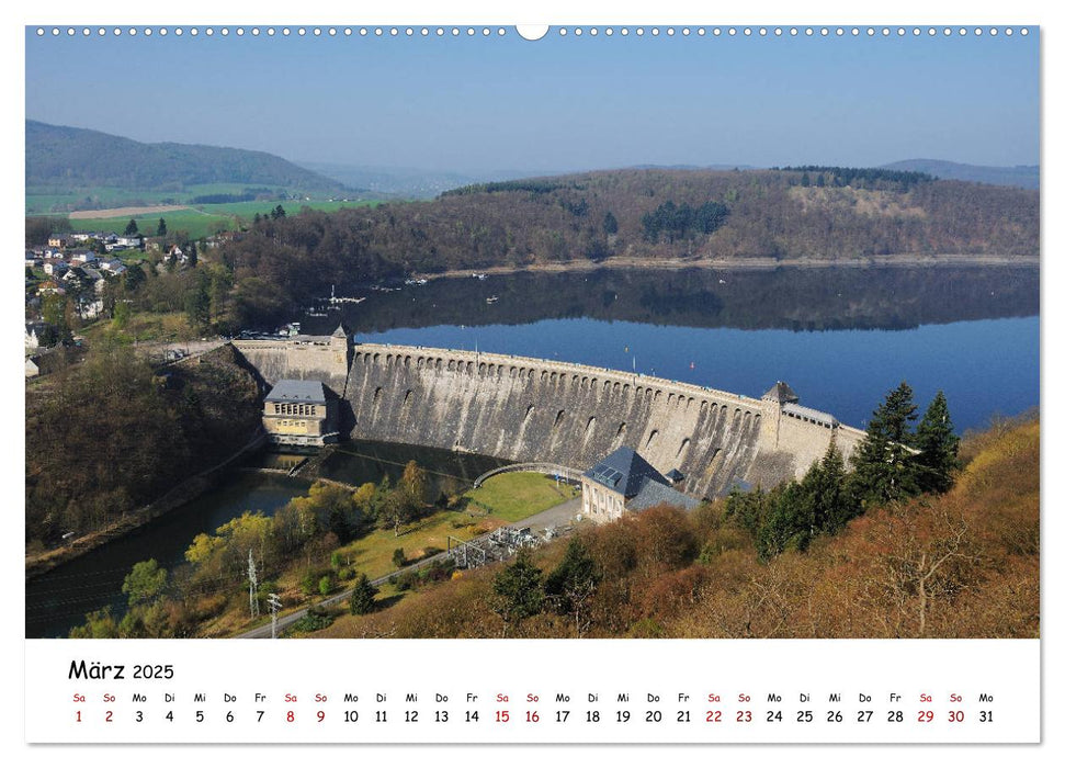 Der Edersee - Das Paradies in Nordhessen (CALVENDO Premium Wandkalender 2025)