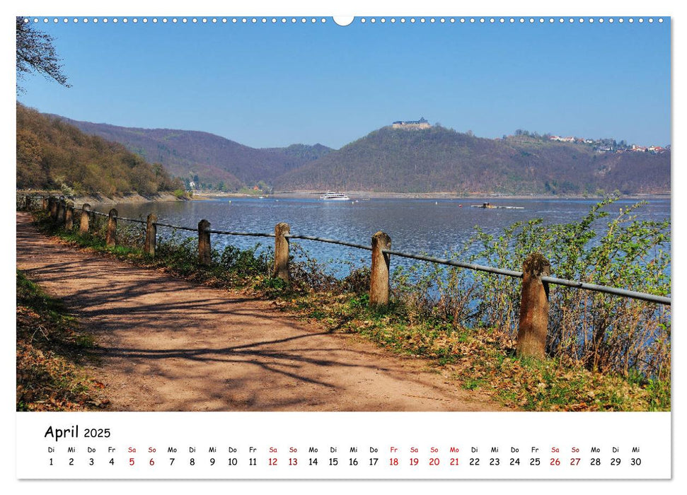 Der Edersee - Das Paradies in Nordhessen (CALVENDO Premium Wandkalender 2025)