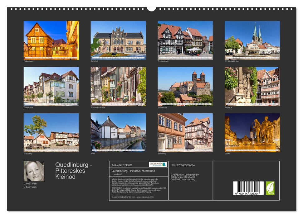 Quedlinburg - Pittoreskes Kleinod (CALVENDO Premium Wandkalender 2025)