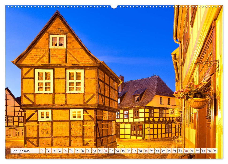 Quedlinburg - Pittoreskes Kleinod (CALVENDO Premium Wandkalender 2025)