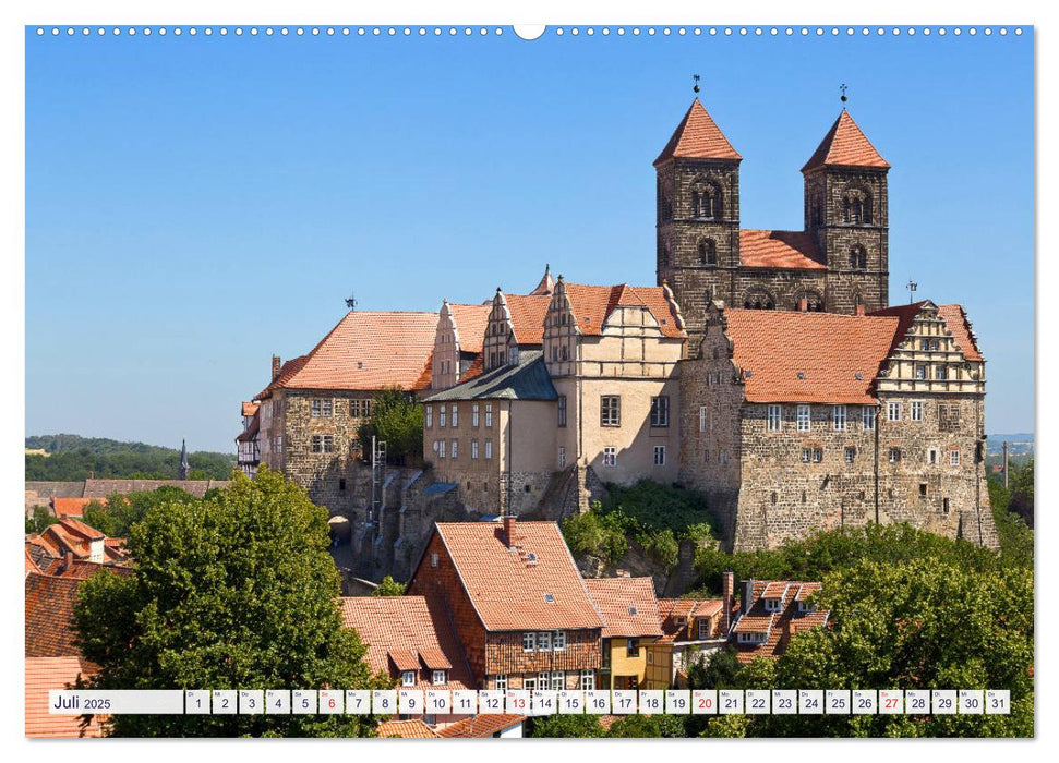 Quedlinburg - Pittoreskes Kleinod (CALVENDO Premium Wandkalender 2025)