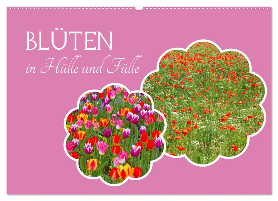 Blüten - in Hülle und Fülle (CALVENDO Wandkalender 2025)