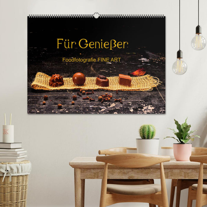 Für Genießer, Foodfotografie FINE ART (CALVENDO Wandkalender 2025)