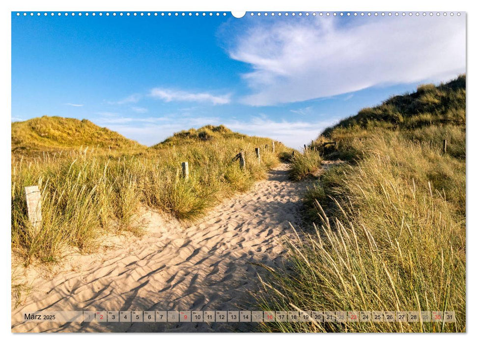 STRANDLUST Nordseeinsel Sylt (CALVENDO Wandkalender 2025)