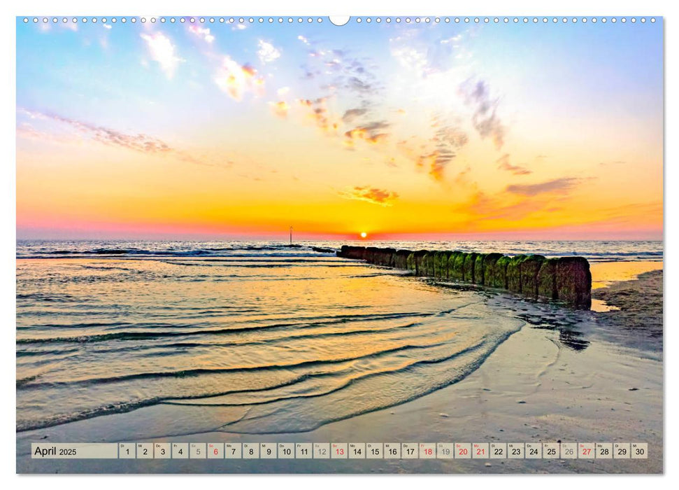 STRANDLUST Nordseeinsel Sylt (CALVENDO Wandkalender 2025)