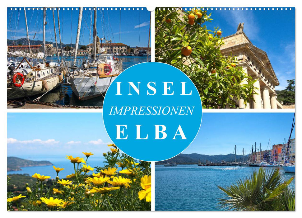 Insel Elba Impressionen (CALVENDO Wandkalender 2025)