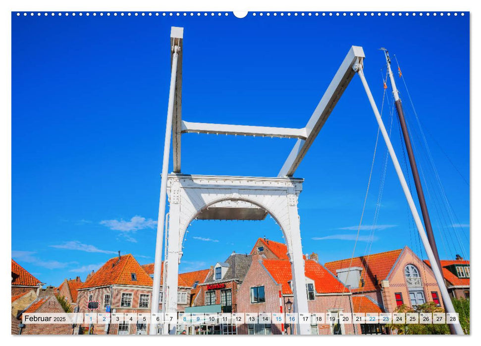 Enkhuizen - historische Hafenstadt am Ijsselmeer (CALVENDO Wandkalender 2025)