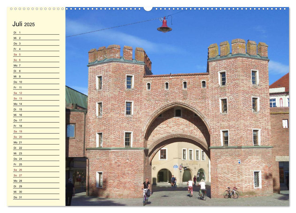 Landshut erleben (CALVENDO Premium Wandkalender 2025)