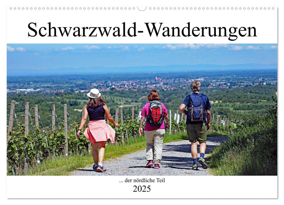 Schwarzwald-Wanderungen (CALVENDO Wandkalender 2025)