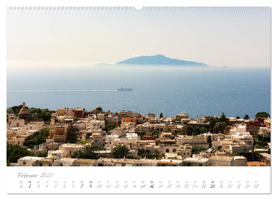 Capri, Insel der Sehnsucht (CALVENDO Premium Wandkalender 2025)