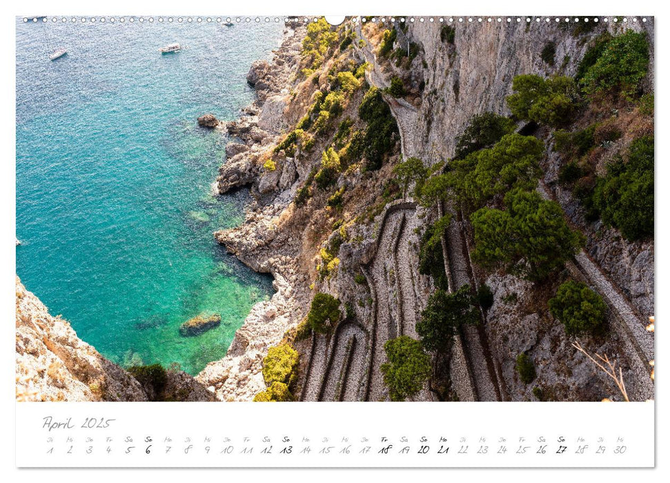 Capri, Insel der Sehnsucht (CALVENDO Premium Wandkalender 2025)