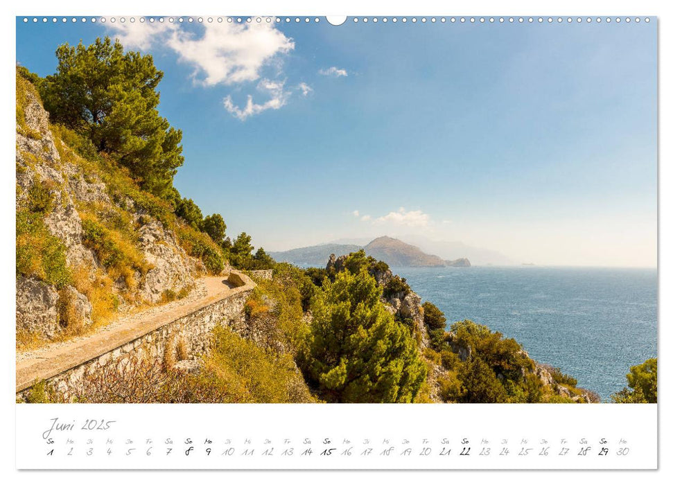 Capri, Insel der Sehnsucht (CALVENDO Premium Wandkalender 2025)