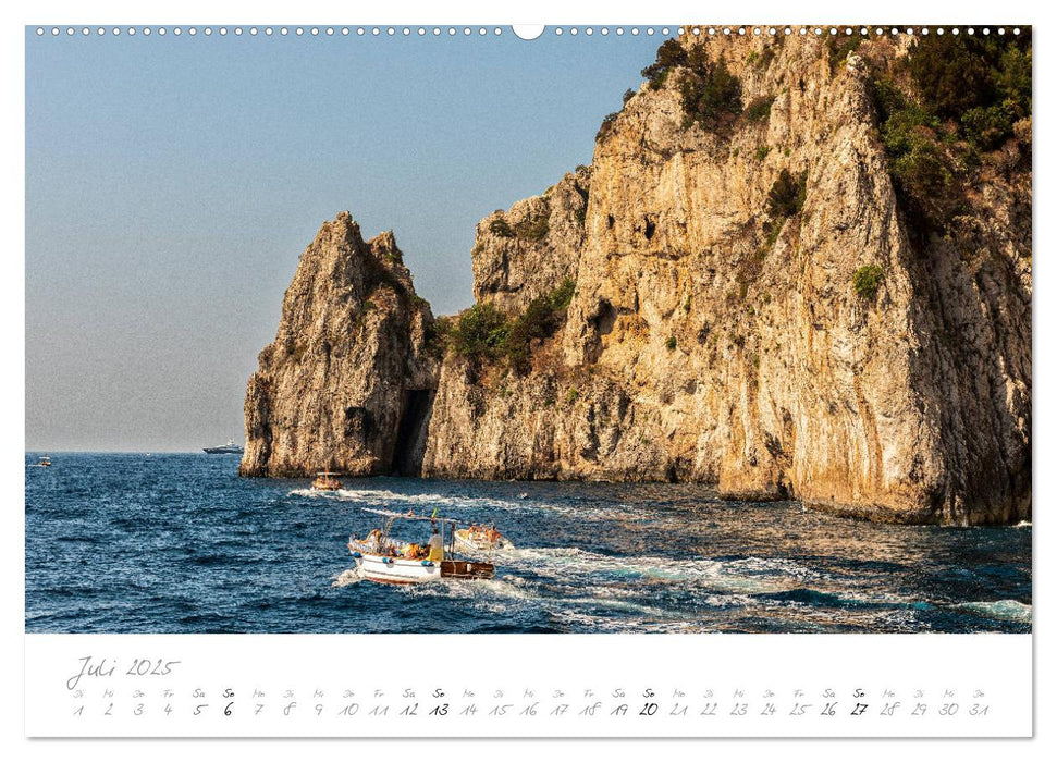 Capri, Insel der Sehnsucht (CALVENDO Premium Wandkalender 2025)