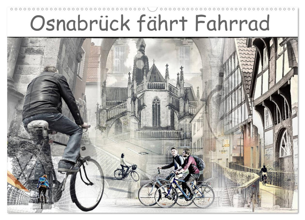 Osnabrück fährt Fahrrad (CALVENDO Wandkalender 2025)