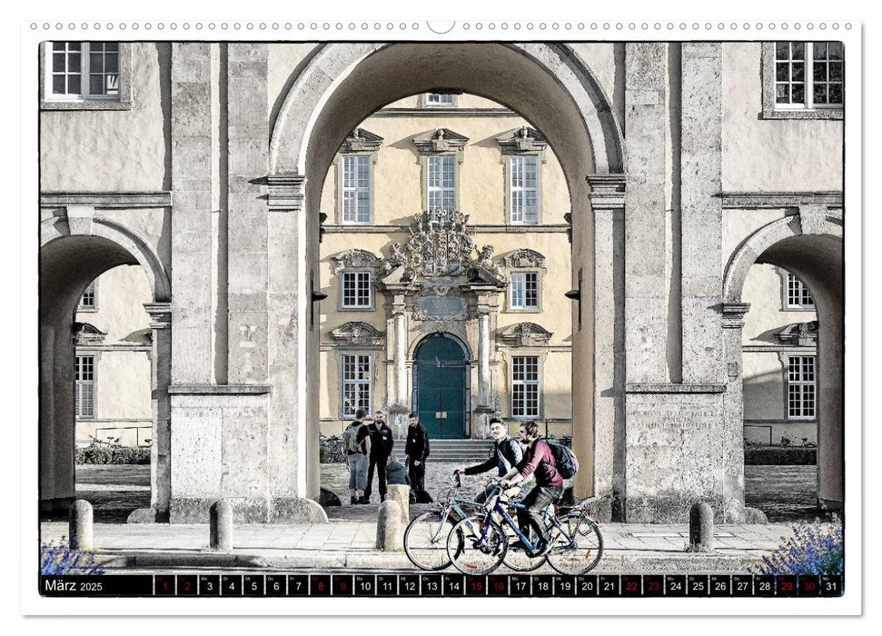 Osnabrück fährt Fahrrad (CALVENDO Wandkalender 2025)