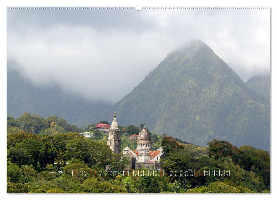 La Martinique - Faszination Karibik (CALVENDO Premium Wandkalender 2025)