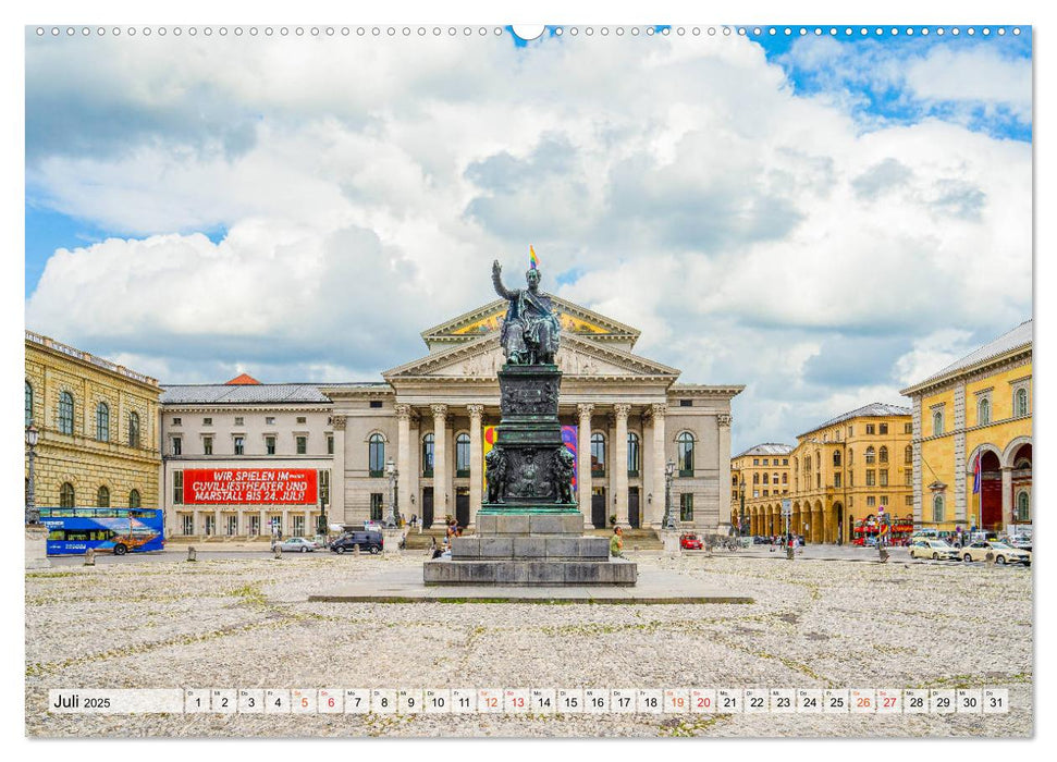 München Impressionen (CALVENDO Premium Wandkalender 2025)