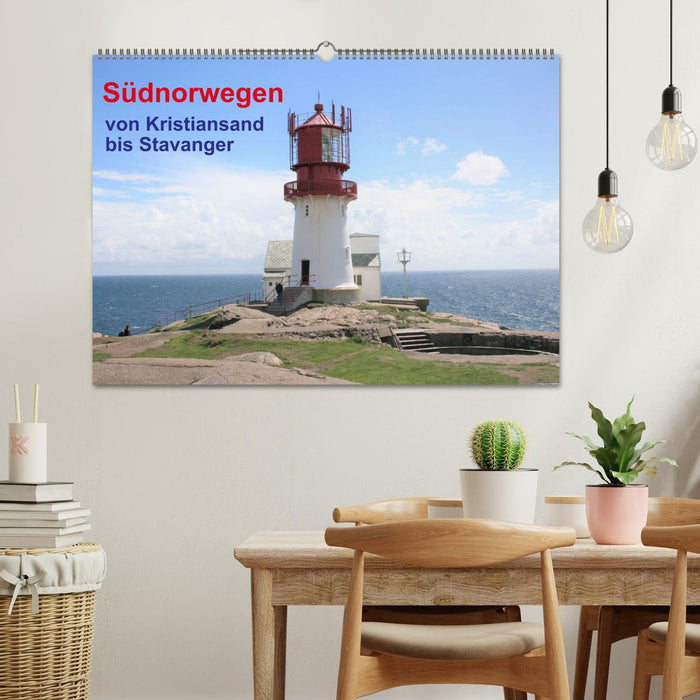 Südnorwegen - von Kristiansand bis Stavanger (CALVENDO Wandkalender 2025)