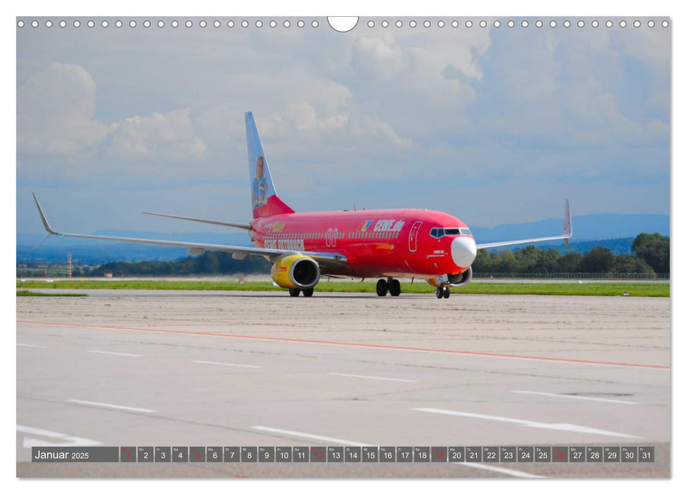 Flugzeuge zwischen Himmel und Erde (CALVENDO Wandkalender 2025)