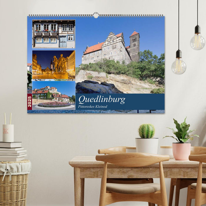 Quedlinburg - Pittoreskes Kleinod (CALVENDO Wandkalender 2025)