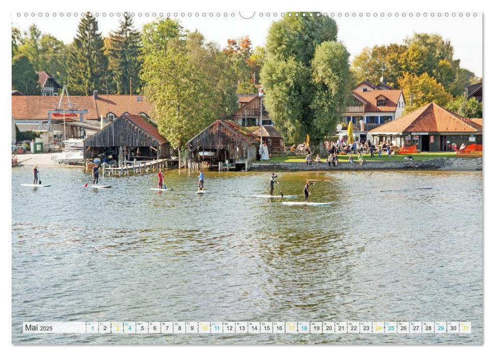 Vom Schiff aus gesehen - Mit dem Dampfer auf dem Ammersee (CALVENDO Premium Wandkalender 2025)