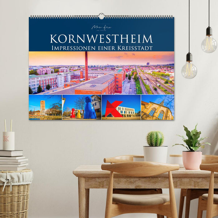 Kornwestheim - Impressionen einer Kreisstadt (CALVENDO Wandkalender 2025)