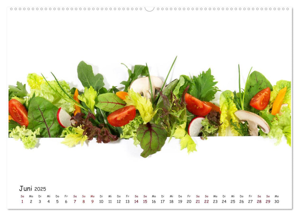 Food Panorama - Küchenkalender 2025 (CALVENDO Premium Wandkalender 2025)