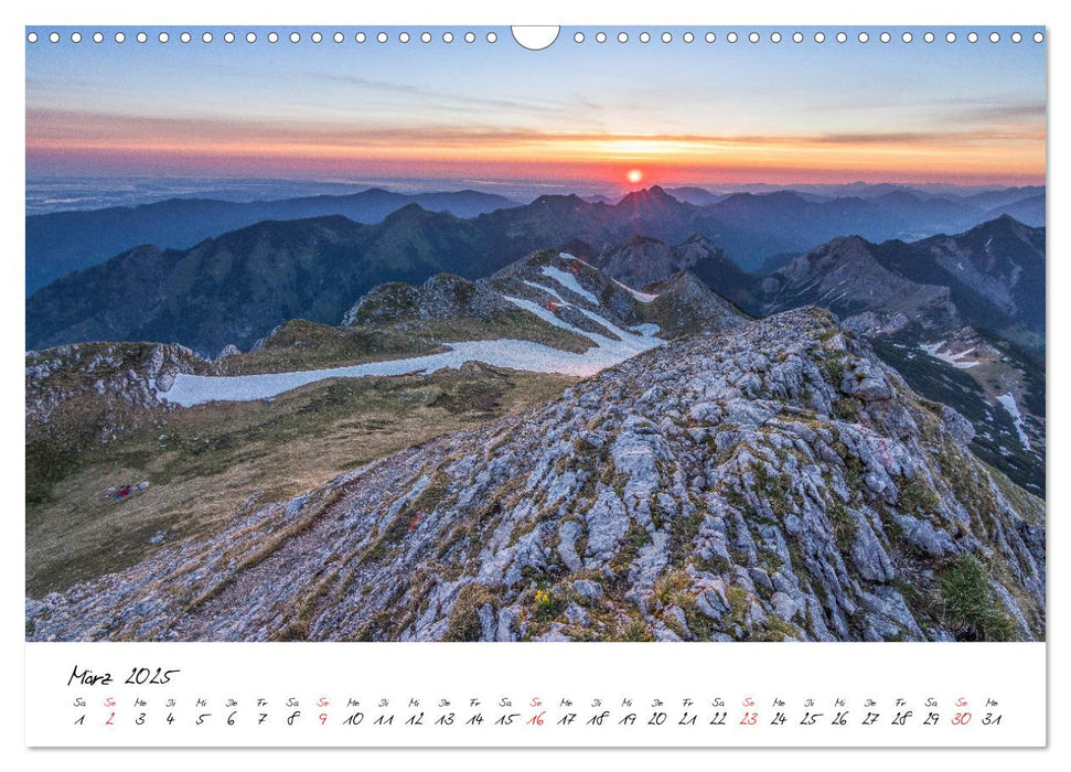 Bergpixel´s Reise durch die Alpen (CALVENDO Wandkalender 2025)