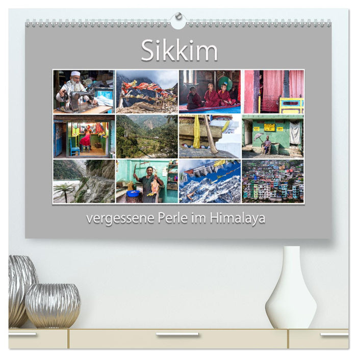 Sikkim - vergessene Perle im Himalaya (CALVENDO Premium Wandkalender 2025)