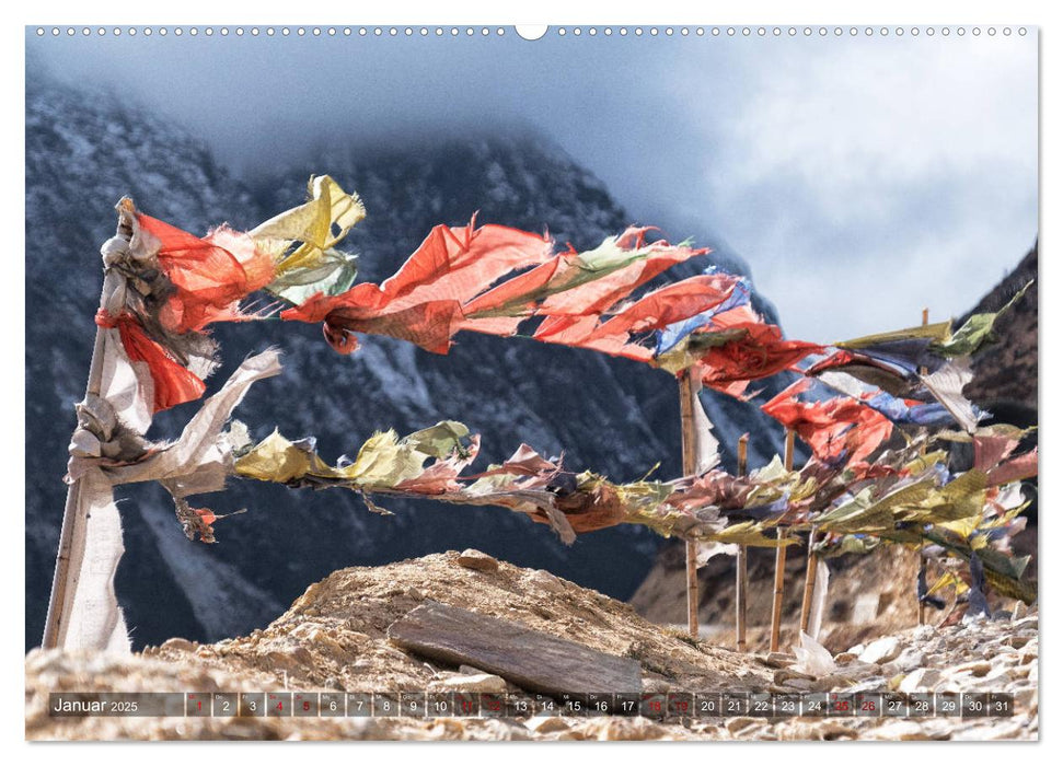 Sikkim - vergessene Perle im Himalaya (CALVENDO Premium Wandkalender 2025)