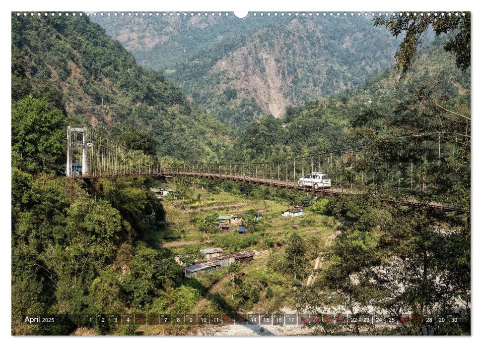 Sikkim - vergessene Perle im Himalaya (CALVENDO Premium Wandkalender 2025)