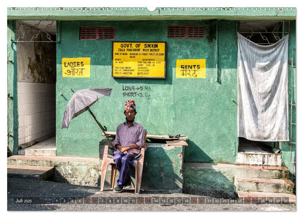 Sikkim - vergessene Perle im Himalaya (CALVENDO Premium Wandkalender 2025)